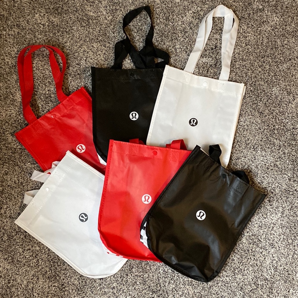 Re-Usable Lululemon Bags x6